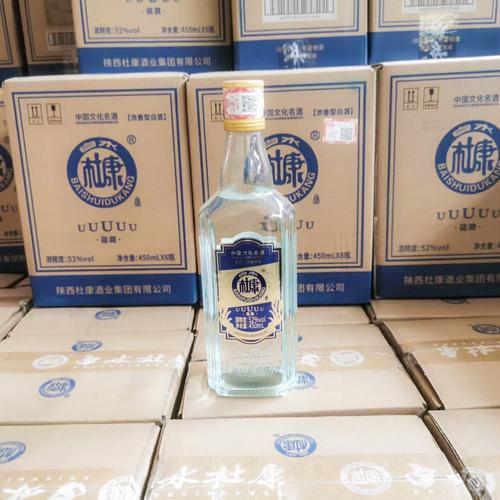 白水杜康n6浓香型52度450ml白酒纯粮名酒口粮酒42度450ml4瓶